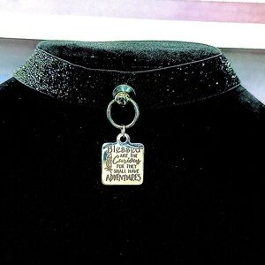 Y2K Motivational Choker Necklace